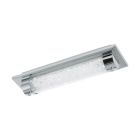 Krom design loftlampe glas, Iris, 8W, 4000K LED, IP44