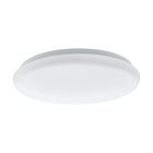 Hvid loftslampe med sensor stål, Patryk, 12W, 3000K LED