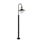 Guld modern udendørslampe metal, Jaylano, IP44