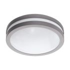 Sølv udendørslampe metal, Justin, IP44