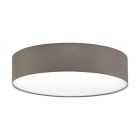 Taupe modern loftlampe metal, Abano