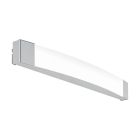 Krom modern spejllampe plast, Rafi, 16W, 4000K LED, IP44