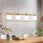 Beige klassisk pendler lampe stål, Yorick