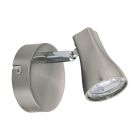Nikkel loftspot plast, Verona, 3W, 3000K LED
