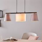 Grå modern pendler lampe stål, Anina