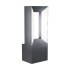 Sort modern udendørslampe aluminium, Larisa, 5W, 3000K LED, IP44