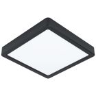 Sort loftlampe stål, Pascale, 16W, 3000K LED