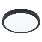 Sort loftlampe stål, Pascale, 20W, 3000K LED