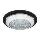 Sort plafond stål, Geeske, 11W, 3000K LED