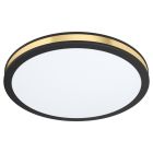 Sort modern plafond stål, Rivano, 11W, 3000K LED