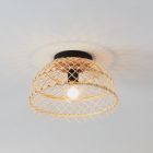 Rattan plafond brun, Alida