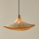 Rattan pendler lampe brun, Jettie