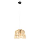 Rattan pendler lampe brun, Sicco