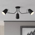 Sort industri loftlampe aluminium, Jelco