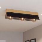 Sort industri loftlampe aluminium, Kyla