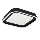 Sort modern loftlampe aluminium, Thijn, 11W, varm til kold hvid justerbar LED, 3 trins lysdæmper