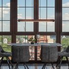 Brun modern pendler lampe træ, Timber, 28W, 3000K LED