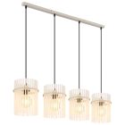 Beige design pendler lampe metal, Genelva