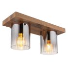 Industri loftlampe træ, Umberto