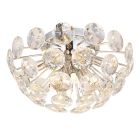 Krom design loftlampe krystal, Viresh