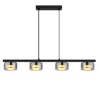 Sort design pendel lampe spisebord metal, Jamahl