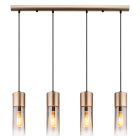 Brun design pendler lampe metal, Xena