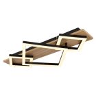 Sort design loftlampe metal, Beniamino, 24W, 3000K LED