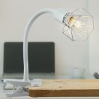 Industri klemmespot hvid, Jaylano, med brytare