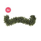 3x 540 cm guirlande, 40 cm tyk, 200 LED'er, kan tilsluttes