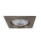 Metal indbygningsspot krom, Meco