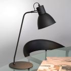 Sort skrivebordslampe modern, Shadi, med brytare