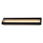 Sort væglampe badeværelse modern, Wanda, 15W, 3000K LED, IP44