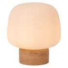 Hvid bordlampe modern, Anston, med brytare