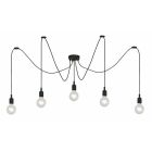 Sort pendler lampe modern, Fix