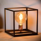 Sort bordlampe modern, Arthur, med brytare