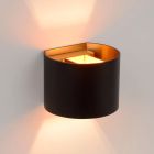 Sort up down væglampe modern, Xio