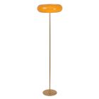 Taupe gulv lampe retro, Sentino, med brytare