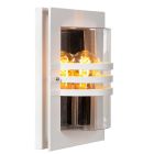 Hvid udendørslampe modern, Privas, IP44