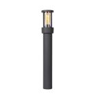 Antracit udendørslampe gulvlampe med skumringssensor modern, Lori, IP44