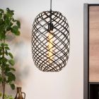 Sort pendler lampe modern, Wolfram