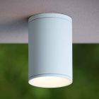 Hvid udendørslampe modern, Tubix, IP54