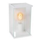 Hvid udendørslampe modern, Claire, IP54