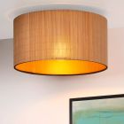 Rattan plafond brun, Magius