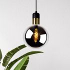 Grå pendler lampe vintage, Julius