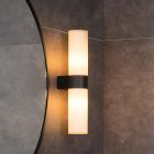 Sort up down væglampe klassisk, Jesse, IP44