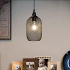 Sort pendler lampe retro, Mesh