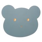 Blå væglampe til børneværelse modern, Charlie, 5W, dim to warm LED, med beröringsdimmer