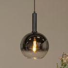 Sort pendler lampe modern, Marius
