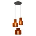 Brun pendler lampe modern, Rollo