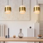 Guld pendler lampe klassisk, Firmin